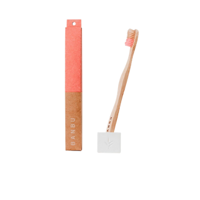 Banbu Bamboo Toothbrush - Pink