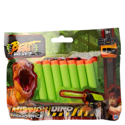 Beast Blitz Mission Dino Ammo Pack – 20 Darts