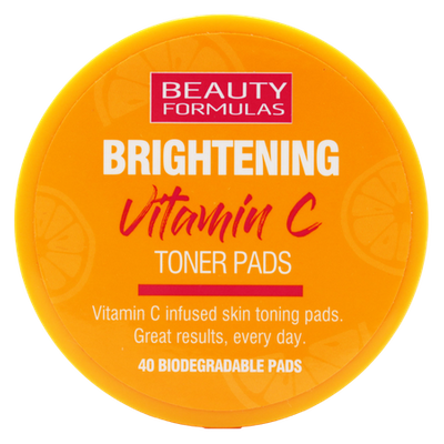 Beauty Formulas Brightening Vitamin C Toner Pads - 40 pcs
