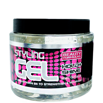 Beauty Formulas Hold & Shine Styling Gel - 500 ml