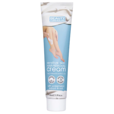 Beauty Formulas Sensitive Skin Hair Removal Cream With Watermelon Extract & Oat - 100 ml