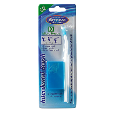 Beauty Formulas Interdental Brush - Handle + 10 Brush Heads