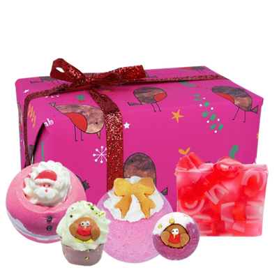 Bomb Cosmetics Robin The Red Christmas Gift Set – 5 Pcs
