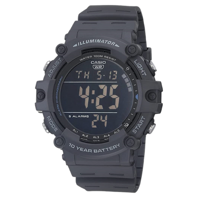 Casio Classic AE-1500WH-8BV Digital Sports Watch for Men - Grey & Black