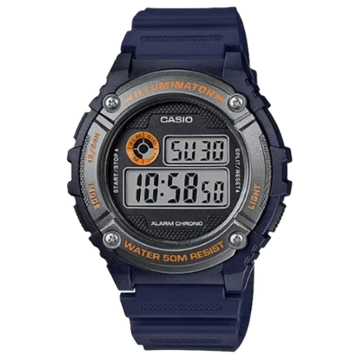 Casio W-216H-2BVDF Illuminator Digital Sports Watch - Blue