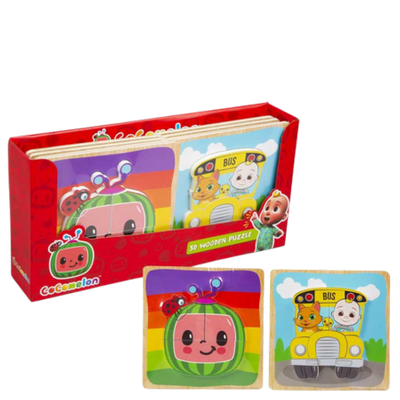 CoComelon 3D Wooden Puzzle Assorted – 2 Pcs