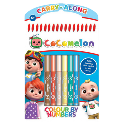 Cocomelon Colour by Numbers Colouring Book