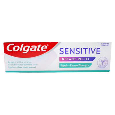 Colgate Sensitive Instant Relief Enamel Strength Toothpaste - 75ml