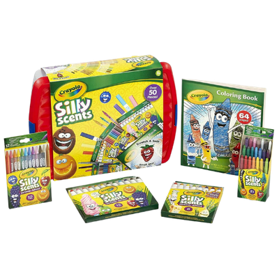 Crayola Silly Scent Drawing & Colouring Set 50+ Pieces