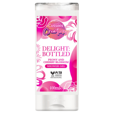 Cussons Creations Peony & Cherry Blossom Shower Gel - 400ml