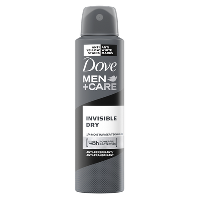 Dove Men+Care Invisible Dry 48h Anti-Perspirant Deodorant Spray - 150 ml