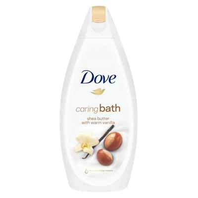 Dove Caring Bath Shea Butter Body Wash - 450ml