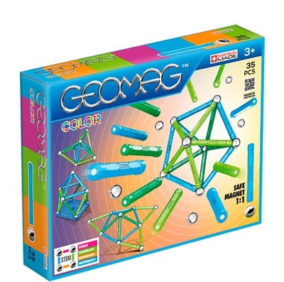 Geomag Construction Set Colour Blue & Green - 35 pcs