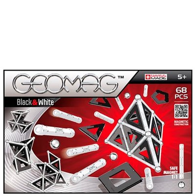 Geomag Construction Set Black & White - 68 pcs