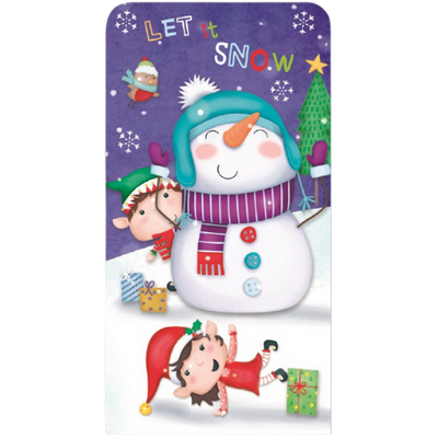 Giftmaker Christmas card - Let it Snow