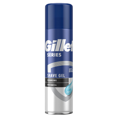 Gillette Series Shave Gel Cleansing with Charcoal - 200 ml