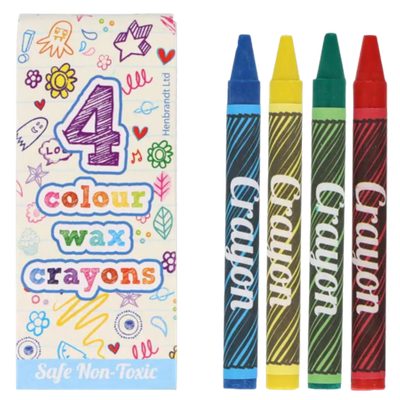 Henbrandt Colour Wax Crayons – 4 Pcs
