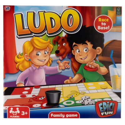 HTI Ludo Traditional Family Board Game