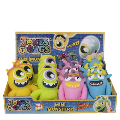 Jokes & Gags Squishy Mini Monsterz Light-Up Super Squeezy Toy - Assorted