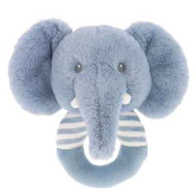 Keel Toys Keeleco Ezra Elephant Ring Rattle – 14 cm