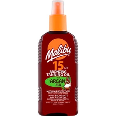 Malibu Tanning Oil Argan Oil SPF 15 - 200ml