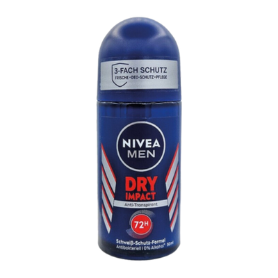 Nivea Men Dry Impact Roll-On Deodorant - 50 ml