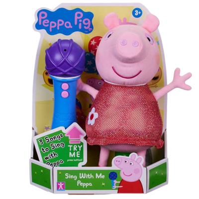 Peppa Pig Sing With Me Interactive Plush Toy with Microphone