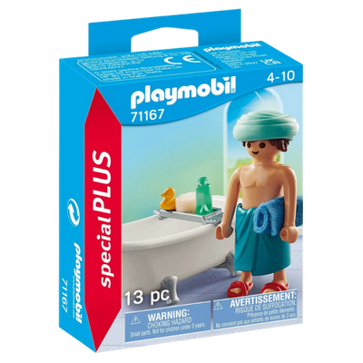 Playmobil Special Plus Man with Bathtub Playset