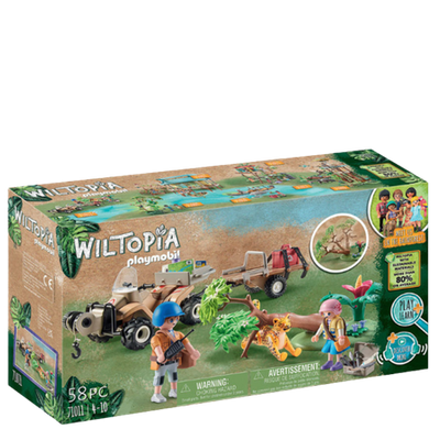 Playmobil Wiltopia Animal Rescue Quad Playset