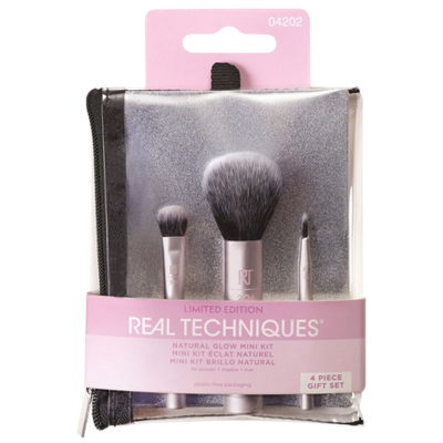 Real Techniques Natural Glow Mini Makeup Brushes 4 pieces