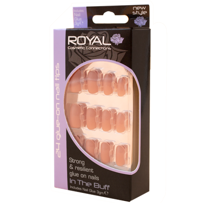 Royal Artificial Nails In the Buff - 24 pcs