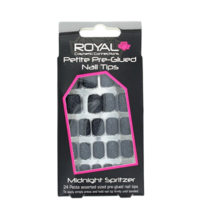 Royal Nail Tips Midnight Spritzer Petite - 24 pcs