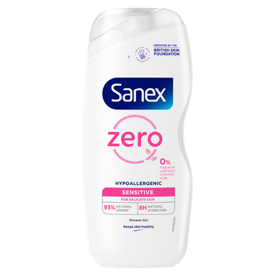Sanex Zero Sensitive Shower Gel – 225 ml