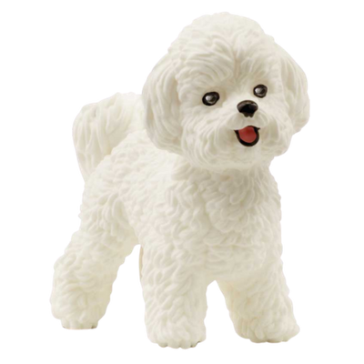 Schleich Bichon Frise Dog Figure
