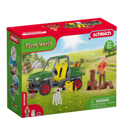 Schleich Farm World Working in the Forest Playset