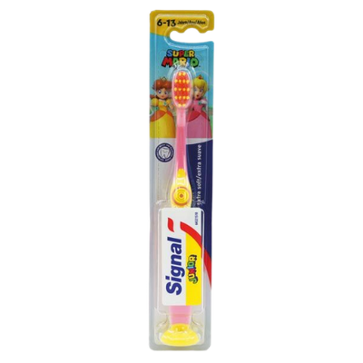 Signal Junior Super Mario 6–13 Years Extra Soft Toothbrush - Assorted
