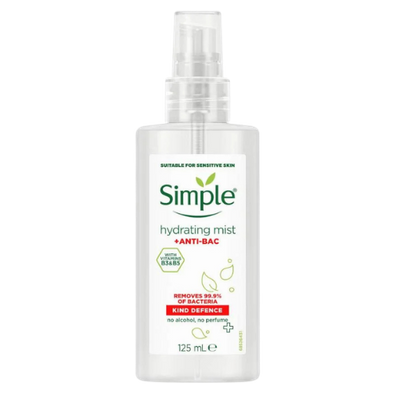 Simple Kind Defence + Anti-Bac Hydrating Mist - 125 ml