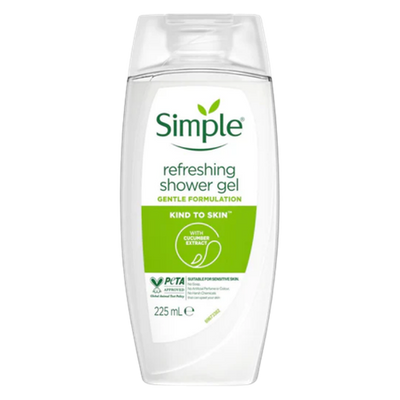 Simple Kind To Skin Refreshing Shower Gel - 225 ml