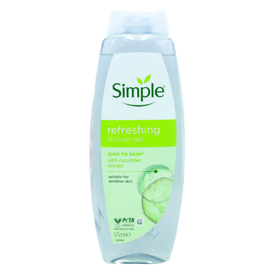 Simple Kind to Skin Refreshing Shower Gel - 675 ml