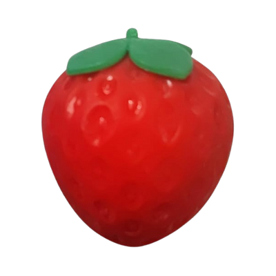 Strawberry Squishy Squeeze Toy – 6 × 8 cm