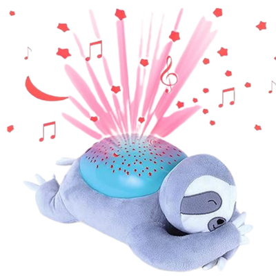 Summer Infant Slumber Buddies Deluxe Sloth Star Projector with Melodies
