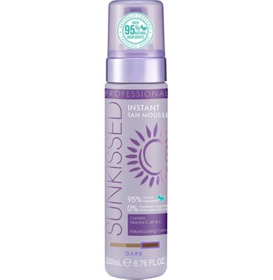 SUNkissed Professional Instant Self Tanning Mousse - Dark