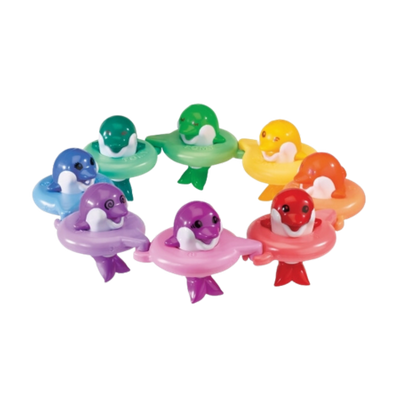 Tomy Toomies Rae Dolphins Bath Toy - 8 pcs
