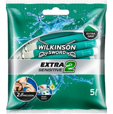 Wilkinson Sword Extra Sensitive 2 Disposable Scrapers - 5 pcs