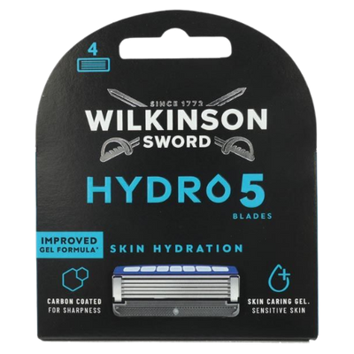 Wilkinson Sword Hydro 5 Skin Hydration Razor Replacement Blades - 4 pcs
