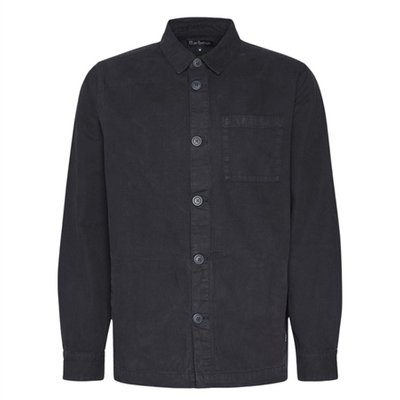 Barbour Regular Washed Overshirt - Navy - L