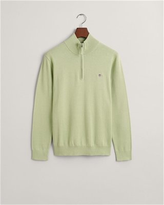 Gant Classic Cotton Halfzip - Green - XL