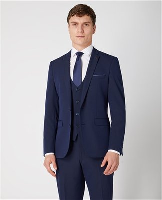 Remus Uomo Luca Suit Jacket - Navy - 38S