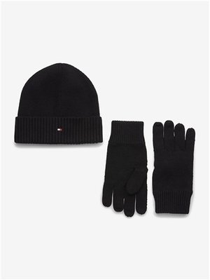 Tommy Hilfiger Beanie And Glove Set - Black - 0