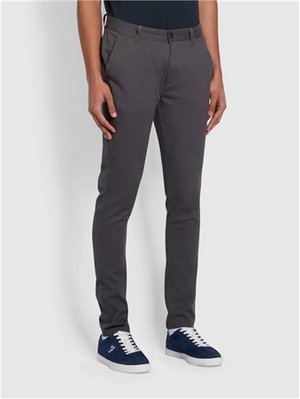 Farah Endmore Skinny Fit Chinos - Grey - 36/30
